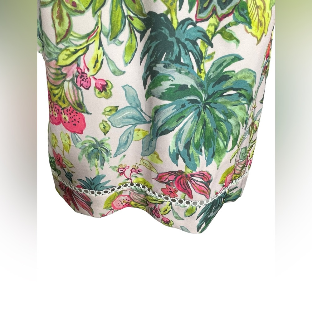 Laundry By Shelli Segal Pink Floral Long Sleeve Shift Dress - Picture 4 of 7